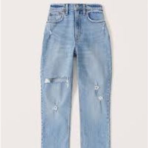 Abercrombie and Fitch 90s Straight Ultra High Rise (Curve Love)